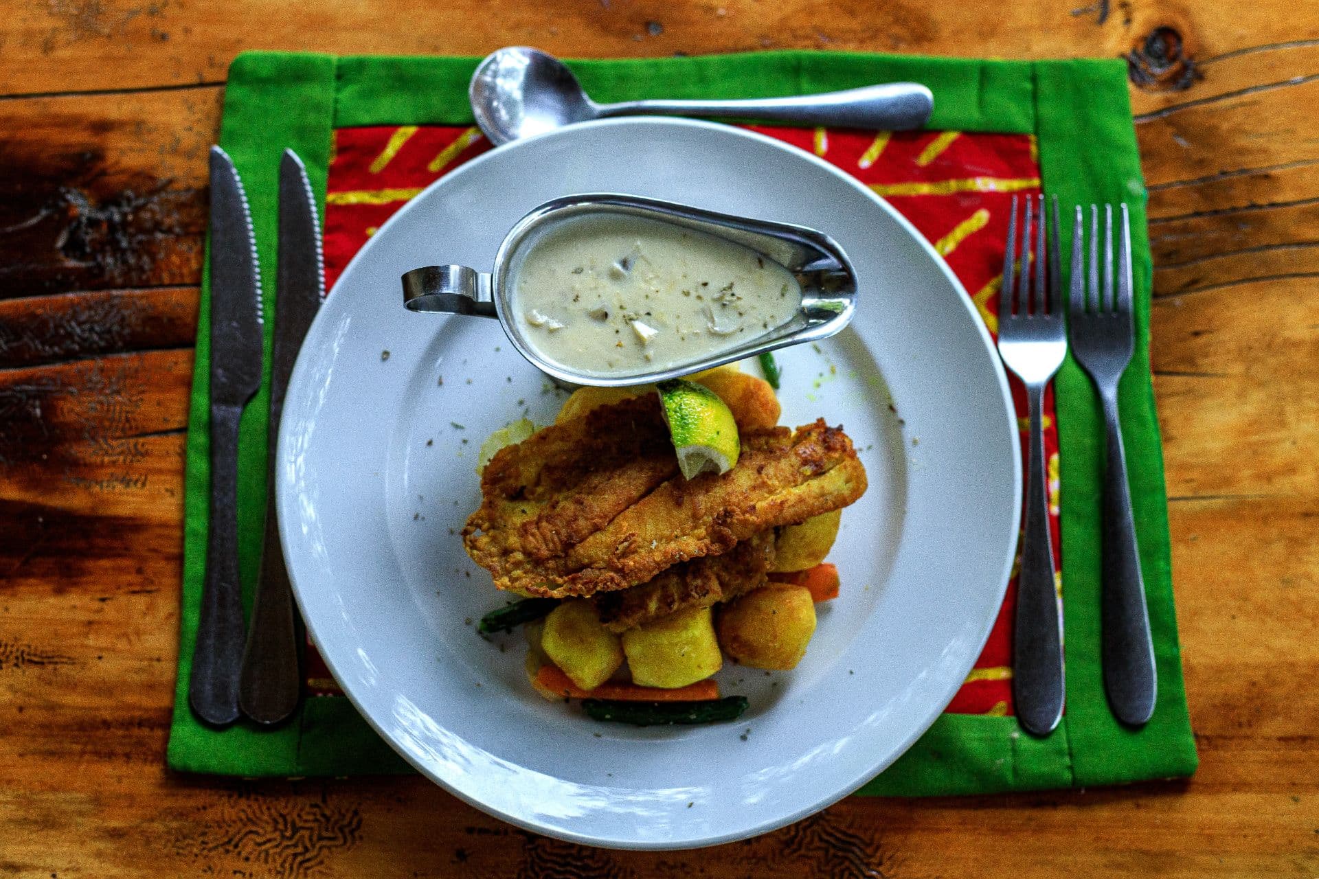 Crispy golden fillets